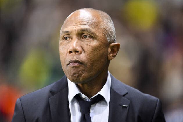 Antoine Kombouare - entraineur (Nantes) FOOTBALL : FC NANTES vs QARABAH FK - Ligue Europa - J5 - 27 10 2022 JBAutissier Panoramic 