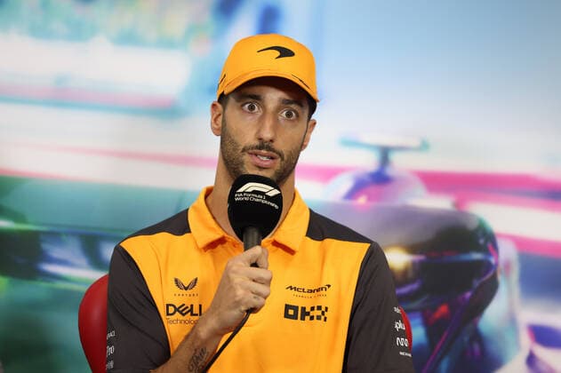 3 Daniel Ricciardo (AUS, McLaren F1 Team), F1 Grand Prix of Mexico at Autodromo Hermanos Rodriguez on October 27, 2022 in Mexico City, Mexico. (Photo by HOCH ZWEI) Mexico City Mexico