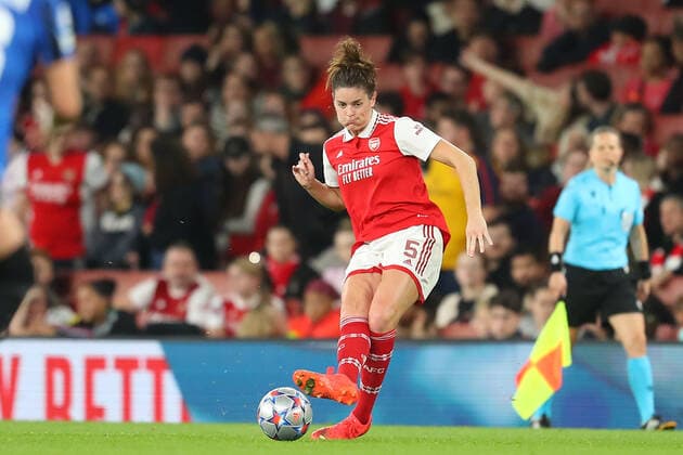 27th October 2022; Emirates Stadium, London, England; Womens Champions League football, Arsenal versus Zurich; Jen Beattie of Arsenal  ActionPlus12441266 KatiexChan