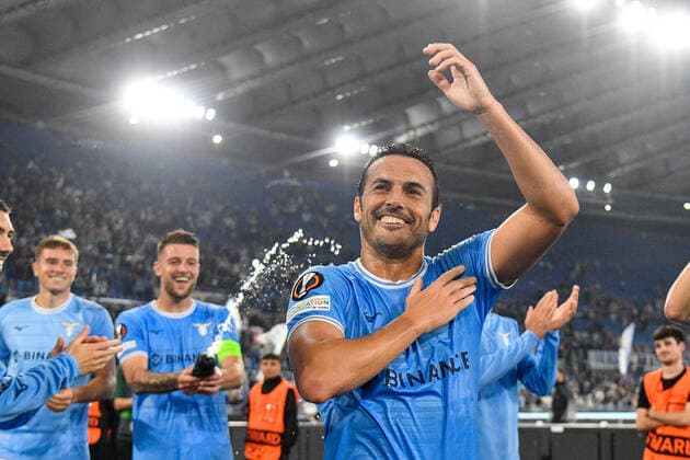 October 27, 2022, Rome, Italy: Pedro (SS Lazio) during the UEFA Europa League 2022-2023 football match between SS Lazio and FC Midtjylland at The Olympic Stadium in Rome on 27 October 2022. football Europa League match - SS Lazio vs FC Midtjylland, Rome, Italy  - ZUMAl164 20221027_zsa_l164_242 Copyright: xFabrizioxCorradettix