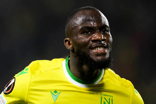 joie des joueurs de Nantes apres le but de Ingatius Ganago (Nantes) FOOTBALL : FC NANTES vs QARABAH FK - Ligue Europa - J5 - 27 10 2022 JBAutissier Panoramic 