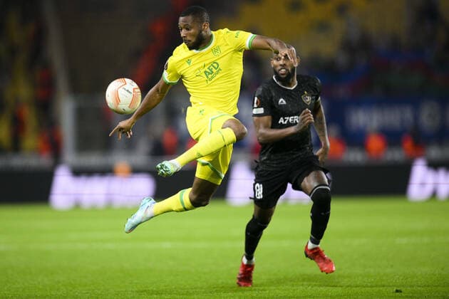 Marcus Coco (Nantes) FOOTBALL : FC NANTES vs QARABAH FK - Ligue Europa - J5 - 27 10 2022 JBAutissier Panoramic 