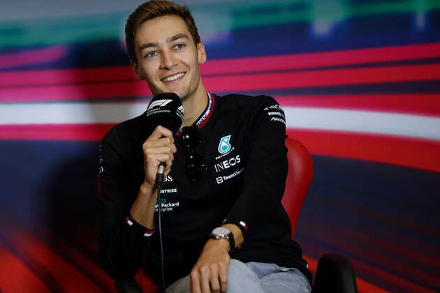 63 George Russell (GBR, Mercedes-AMG Petronas F1 Team), F1 Grand Prix of Mexico at Autodromo Hermanos Rodriguez on October 27, 2022 in Mexico City, Mexico. (Photo by HOCH ZWEI) Mexico City Mexico