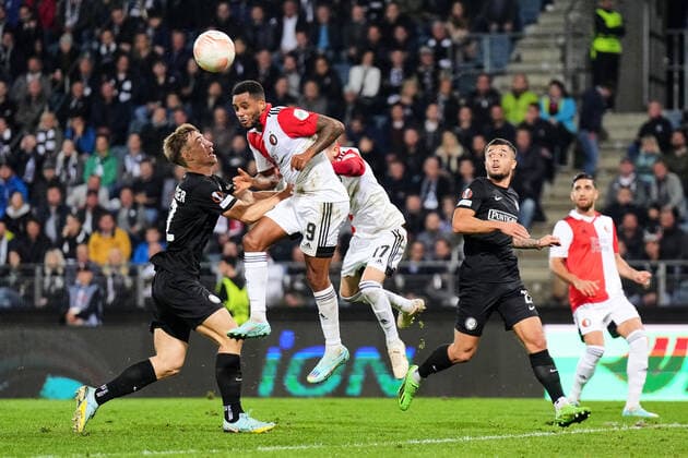 UEFA Europa League: SK Sturm Graz v Feyenoord Graz - Danilo Pereira da Silva of Feyenoord during the match between SK Sturm Graz v Feyenoord at Stadion Graz-Liebenau (Merkur Arena) on 27 October 2022 in Graz, Austria. Copyright: xYannickxVerhoevenx