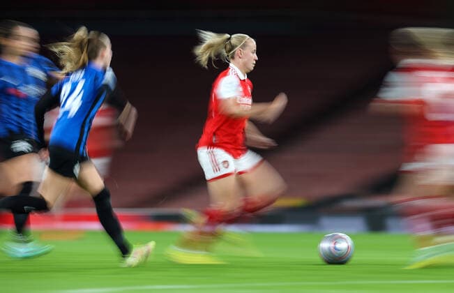 Arsenal v Zurich Women 27 October 2022, London - UEFA Women™s Champion™s League Football - Arsenal Women v Zurich Frauen - Beth Mead of Arsenal - Photo: Charlotte Wilson Offside. London UK Copyright: xCharlottexWilsonx xOffsidexOffside