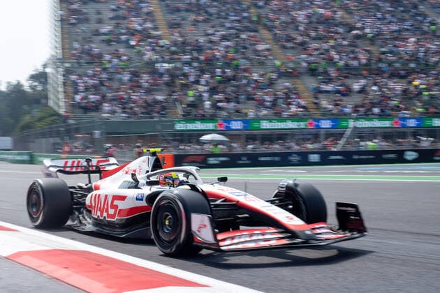 Mick Schumacher (GER, Haas F1 Team 47) im VF-22, MEX, Formel 1 Grand Prix von Mexiko, Autodromo Hermanos Rodriguez Mexico City, 1. Freies Training, 28.10.2022 MEX, Formel 1 Grand Prix von Mexiko, Autodromo Hermanos Rodriguez Mexico City, 1. Freies Training, 28.10.2022 Mexico City Copyright: xEibner Memmlerx EP_MMR