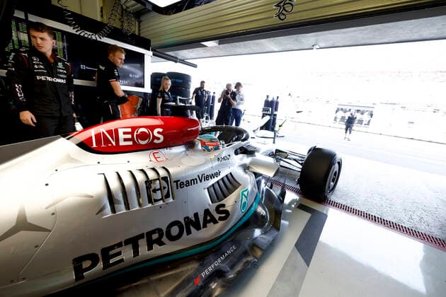 19 Nyck de Vries (NLD, Mercedes-AMG Petronas F1 Team), F1 Grand Prix of Mexico at Autodromo Hermanos Rodriguez on October 28, 2022 in Mexico City, Mexico. (Photo by HOCH ZWEI) Mexico City Mexico