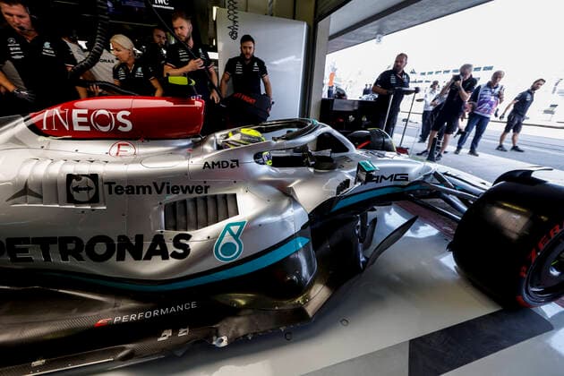 44 Lewis Hamilton (GBR, Mercedes-AMG Petronas F1 Team), F1 Grand Prix of Mexico at Autodromo Hermanos Rodriguez on October 28, 2022 in Mexico City, Mexico. (Photo by HOCH ZWEI) Mexico City Mexico