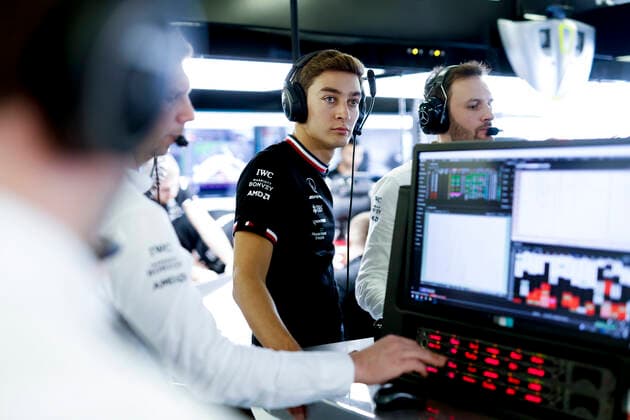 63 George Russell (GBR, Mercedes-AMG Petronas F1 Team), F1 Grand Prix of Mexico at Autodromo Hermanos Rodriguez on October 28, 2022 in Mexico City, Mexico. (Photo by HOCH ZWEI) Mexico City Mexico