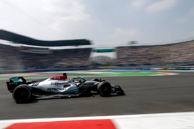 19 Nyck de Vries (NLD, Mercedes-AMG Petronas F1 Team), F1 Grand Prix of Mexico at Autodromo Hermanos Rodriguez on October 28, 2022 in Mexico City, Mexico. (Photo by HOCH ZWEI) Mexico City Mexico