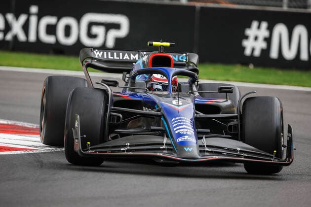 6 Nicholas Latifi (CAN, Williams Racing), F1 Grand Prix of Mexico at Autodromo Hermanos Rodriguez on October 28, 2022 in Mexico City, Mexico. (Photo by HOCH ZWEI) Mexico City Mexico