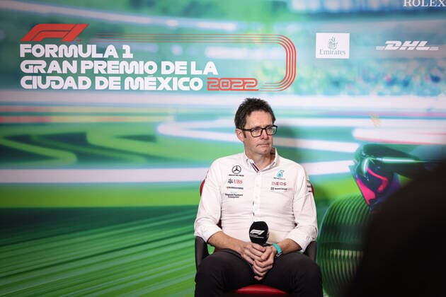 Andrew Shovlin (GBR, Mercedes-AMG Petronas F1 Team), F1 Grand Prix of Mexico at Autodromo Hermanos Rodriguez on October 29, 2022 in Mexico City, Mexico. (Photo by HOCH ZWEI) Mexico City Mexico