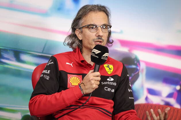 Laurent Mekies (FRA, Scuderia Ferrari), F1 Grand Prix of Mexico at Autodromo Hermanos Rodriguez on October 29, 2022 in Mexico City, Mexico. (Photo by HOCH ZWEI) Mexico City Mexico
