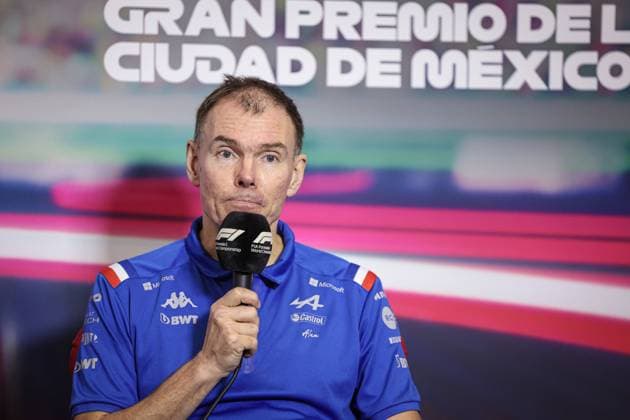 Alan Permane (GBR, Alpine F1 Team), F1 Grand Prix of Mexico at Autodromo Hermanos Rodriguez on October 29, 2022 in Mexico City, Mexico. (Photo by HOCH ZWEI) Mexico City Mexico