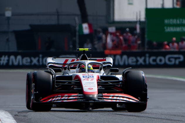Mick Schumacher (GER, Haas F1 Team 47) im VF-22, MEX, Formel 1 Grand Prix von Mexiko, Autodromo Hermanos Rodriguez Mexico City, Qualifying, 29.10.2022 MEX, Formel 1 Grand Prix von Mexiko, Autodromo Hermanos Rodriguez Mexico City, Qualifying, 29.10.2022 Mexico City Copyright: xEibner Memmlerx EP_MMR