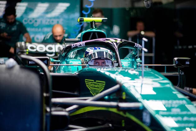 Sebastian Vettel (GER, Aston Martin Aramco Cognizant F1 Team 5) im Auto, MEX, Formel 1 Grand Prix von Mexiko, Autodromo Hermanos Rodriguez Mexico City, 3. Freies Training, 29.10.2022 MEX, Formel 1 Grand Prix von Mexiko, Autodromo Hermanos Rodriguez Mexico City, 3. Freies Training, 29.10.2022 Mexico City Copyright: xEibner Memmlerx EP_MMR