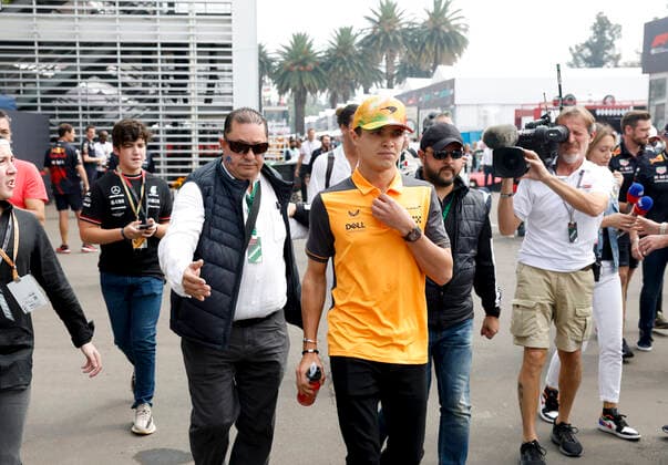 4 Lando Norris (GBR, McLaren F1 Team), F1 Grand Prix of Mexico at Autodromo Hermanos Rodriguez on October 30, 2022 in Mexico City, Mexico. (Photo by HOCH ZWEI) Mexico City Mexico