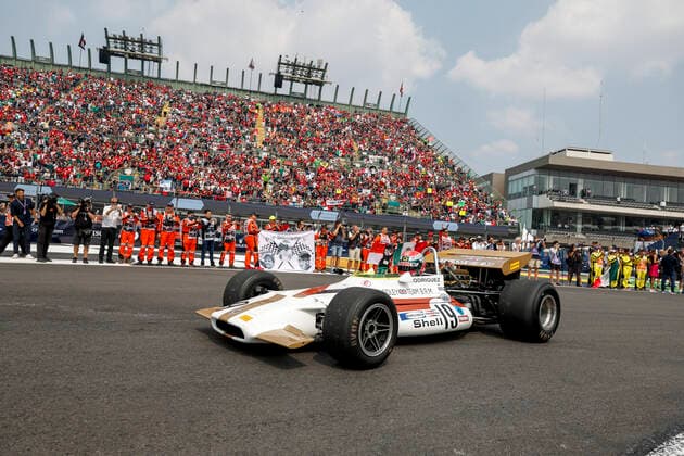 BRM P153 of Pedro Rodriguez, F1 Grand Prix of Mexico at Autodromo Hermanos Rodriguez on October 30, 2022 in Mexico City, Mexico. (Photo by HOCH ZWEI) Mexico City Mexico