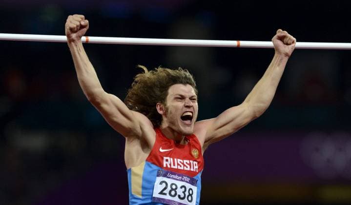 Russia s Ivan Ukhov won Men s High Jump Final in London Olympics on Tuesday, 7th August, 2012. LEHTIKUVA Vesa Moilanen *** FINLAND OUT. NO THIRD PARTY SALES. *** London Storbritannien x10350x *** Russia s Ivan Ukhov won Men s High Jump Final in London Olympics on Tuesday, 7th August, 2012 LEHTIKUVA Vesa Moilanen FINLAND OUT NO THIRD PARTY SALES London UK x10350x  Copyright: xVesaxMoilanenx OS 2012