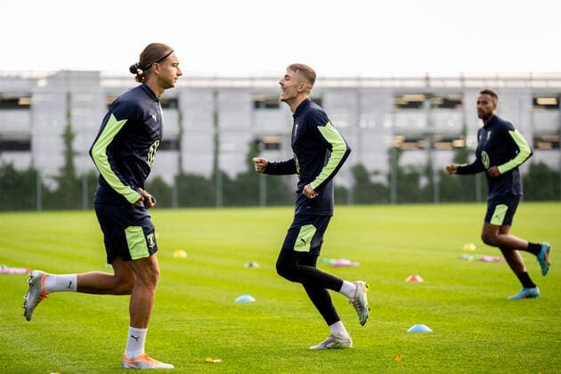 221102 Patriot Sejdiu during a training session with Malmö FF on November 2, 2022 in Malmö. Photo: Petter Arvidson BILDBYRAN kod PA PA0426 fotboll football soccer fotball uefa europa league träning practice training malmö ff bbeng Copyright: PETTERxARVIDSON BB221102PA008