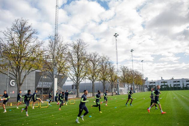 221102 General view during a training session with Malmö FF on November 2, 2022 in Malmö. Photo: Petter Arvidson BILDBYRAN kod PA PA0426 fotboll football soccer fotball uefa europa league träning practice training malmö ff bbeng Copyright: PETTERxARVIDSON BB221102PA013