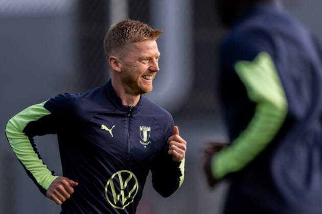 221102 Anders Christiansen during a training session with Malmö FF on November 2, 2022 in Malmö. Photo: Petter Arvidson BILDBYRAN kod PA PA0426 fotboll football soccer fotball uefa europa league träning practice training malmö ff bbeng Copyright: PETTERxARVIDSON BB221102PA019