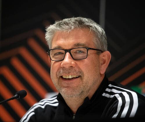 Fussball, Herren, Saison 2022 2023, Europa League, Royale Union Saint-Gilloise - 1. FC Union Berlin (Gruppenphase, Gruppe D, 6. Spieltag), Pressekonferenz und Training des 1. FC Union am Tag vor dem Spiel, Trainer Urs Fischer (1. FC Union Berlin), 02.11. 2022, Copyright: xSebastianxRäppold MatthiasxKochx