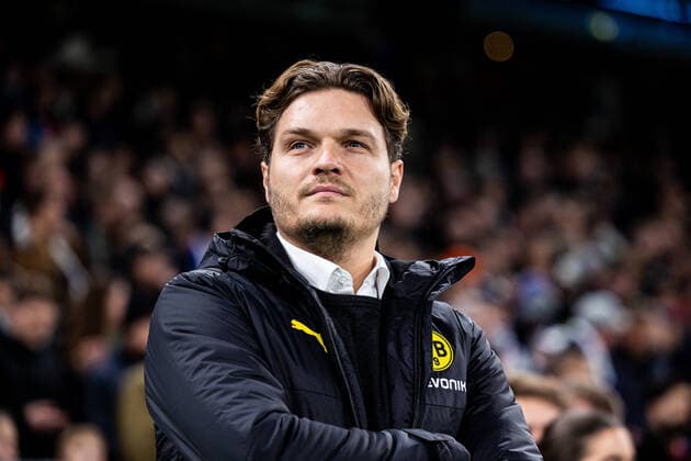 FC Copenhagen v Dortmund, UEFA Champions League football, Copenhagen, Denmark Copenhagen, Denmark. 02nd, November 2022. Head coach Edin Terzic of Dortmund seen during the UEFA Champions League match between FC Copenhagen and Dortmund at Parken in Copenhagen. Copenhagen Denmark  Copyright: xGonzalesxPhoto DejanxObretkovicx