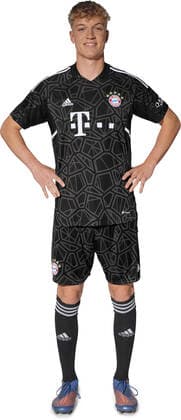 Fussball 1. Bundesliga Saison 2022 2023 29.08.2022 Fototermin FC Bayern Muenchen: Torwart Johannes Schenk