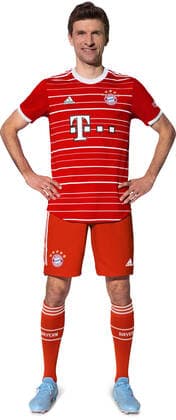 Fussball 1. Bundesliga Saison 2022 2023 29.08.2022 Fototermin FC Bayern Muenchen: Thomas Mueller