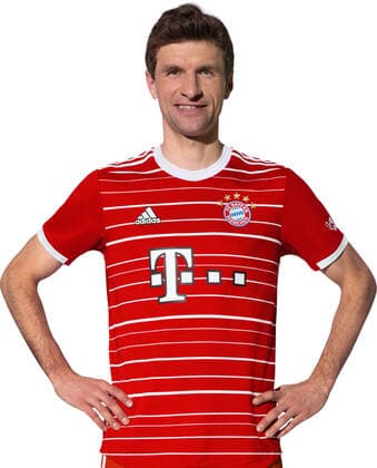 Fussball 1. Bundesliga Saison 2022 2023 29.08.2022 Fototermin FC Bayern Muenchen: Thomas Mueller