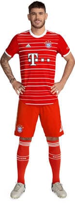 Fussball 1. Bundesliga Saison 2022 2023 29.08.2022 Fototermin FC Bayern Muenchen: Lucas Hernandez