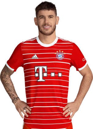 Fussball 1. Bundesliga Saison 2022 2023 29.08.2022 Fototermin FC Bayern Muenchen: Lucas Hernandez