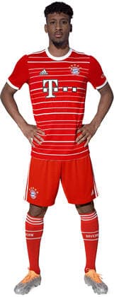 Fussball 1. Bundesliga Saison 2022 2023 29.08.2022 Fototermin FC Bayern Muenchen: Kingsley Coman