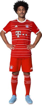 Fussball 1. Bundesliga Saison 2022 2023 29.08.2022 Fototermin FC Bayern Muenchen: Serge Gnabry