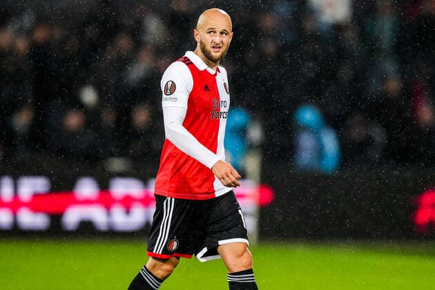 UEFA Europa League: Feyenoord v Lazio Roma Rotterdam - Gernot Trauner of Feyenoord during the match between Feyenoord v Lazio Roma at Stadion Feijenoord De Kuip on 3 November 2022 in Rotterdam, The Netherlands. Copyright: xTomxBodex