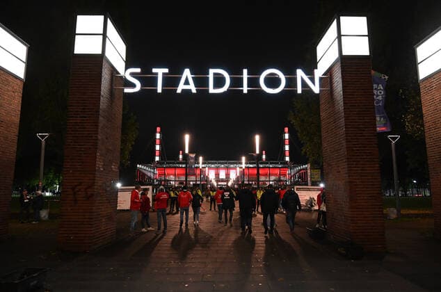 03.11.2022, Cologne, Germany, RheinEnergieStadium, 1. FC Koeln vs OGC Nizza - UEFA Europa Conference League - Group D, . Aussenansicht (Foto Ralf Treese) Cologne RheinEnergieStadium North Rhine-Westphalia Germany
