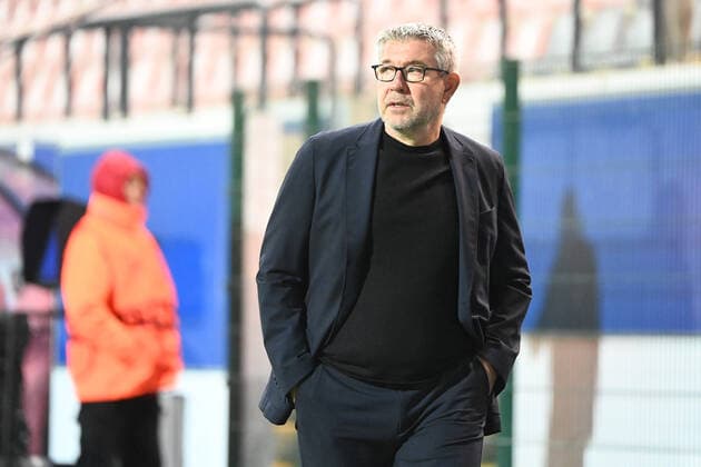 Fussball, Herren, Saison 2022 2023, Europa League (Gruppenphase, Gruppe D, 6. Spieltag), Royale Union Saint-Gilloise - 1. FC Union Berlin, Urs Fischer (1. FC Union Berlin, Trainer Cheftrainer) vor dem Spiel , 03.11. 2022, Copyright: xMatthiasxKochx