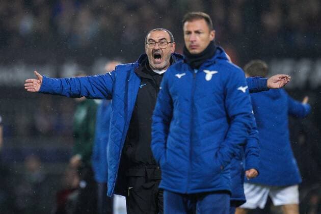 ROTTERDAM, 03-11-2022, Stadium de Kuip, the UEFA Europa League Feyenoord - Lazio Roma, Lazio trainer coach Maurizio Sarri Feyenoord - Lazio  x19132898x Copyright: