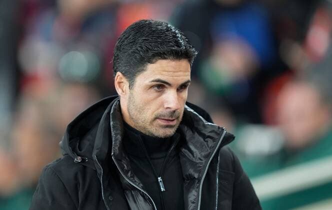 Mandatory Credit: Photo by Dave Shopland Shutterstock (13602543l) Mikel Arteta Arsenal Manager Arsenal v FC Zurich, UEFA Europa League, Group A, Football, Emirates Stadium, London, UK - 03 Nov 2022 EDITORIAL USE ONLY No use with unauthorised audio, video, data, fixture lists, club league logos or live services. Online in-match use limited to 120 images, no video emulation. No use in betting, games or single club league player publications. Arsenal v FC Zurich, UEFA Europa League, Group A, Football, Emirates Stadium, London, UK - 03 Nov 2022 EDITORIAL USE ONLY No use with unauthorised audio, video, data, fixture lists, club league logos or live services. Online in-match use limited to 120 images, no video emulation. No use in betting, games or single club league player publications. Copyright: xDavexShopland Shutterstockx 13602543l