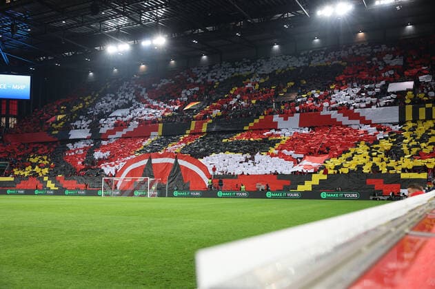 GER, Europa Conference League, Gruppenphase, 6 Spieltag, 1. FC Koeln (GER) vs. OGC Nizza (FRA) 03.11.2022, Rheinenergie Stadion, Koeln, GER, Europa Conference League, Gruppenphase, 6 Spieltag, 1. FC Koeln (GER) vs. OGC Nizza (FRA), im Bild: koelner Choreo
