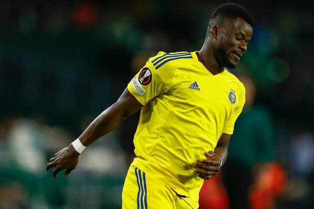 Mandatory Credit: Photo by Pressinphoto Shutterstock (13607381b) Malik Abubakari of HJK Helsinki Real Betis v HJK Helsinki, UEFA Europa League, Group C, date 6. Football, Benito Villamarin Stadium, Sevilla, Spain - 03 Nov 2022 Editorial use only Real Betis v HJK Helsinki, UEFA Europa League, Group C, date 6. Football, Benito Villamarin Stadium, Sevilla, Spain - 03 Nov 2022 Editorial use only  Copyright: xPressinphoto Shutterstockx 13607381b