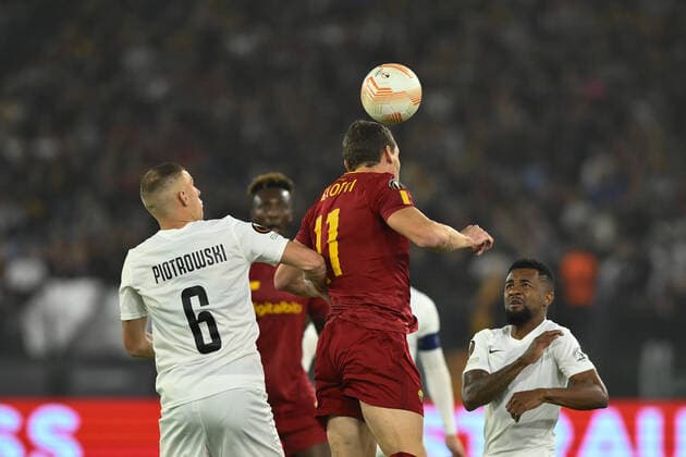Andrea Belotti of A.S. Roma during the sixth day of UEFA Europa League Group C match between A.S. Roma and PFC Ludogorets 1945 at Olimpico Stadium on November 3, 2022 in Rome, Italy.  Copyright: xDomenicoxCippitellix xipa-agencyx xLivexMediax 0