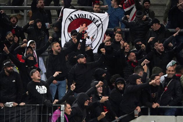 Fussball, UEFA Europa Conference League, Saison 2022 2023, Gruppenphase, Gruppen D, Spieltag 6 , 1.FC Köln - OGC Nizza , 03.11.2022., Rheinenergiestadion Köln OGC Nizza,Fans