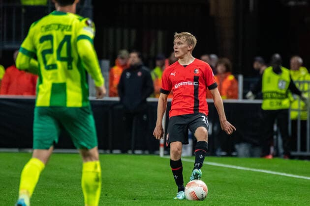 Birger Meling (Stade Rennais) FOOTBALL : Stade Rennais x AEK Larnaca - Ligue Europa - JournÃ e 6 - 03 11 2022 BaptisteAutissier Panoramic 