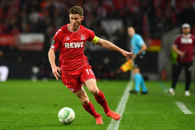 GERMANY, COLOGNE - NOVEMBER 3, 2022: Florian Kainz. The match of UEFA Europa Conference League 1. FC Köln - OGC Nizza at RHEIN Energie Stadion  Copyright: xVitaliixKliuievx