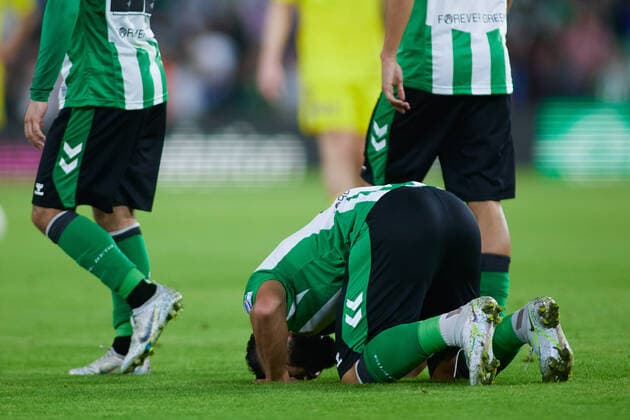November 3, 2022, SEVILLA, SEVILLA, SPAIN: Nabil Fekir of Real Betis celebrates a goal during the UEFA Europa League, Group C, match between Real Betis and HJK Helsinki at Benito Villamarin Stadium on November 3, 2022 in Sevilla, Spain. SEVILLA SPAIN - ZUMAa181 20221103_zaa_a181_080 Copyright: xJoaquinxCorcherox