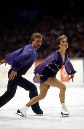 Jane Torvill and Christopher Dean performing Bolero during the Ice Dance Competition at the 1984 Olympics in Sarajevo, and for which they won the gold medal. Jane Torvill and Christopher Dean performing Bolero during the Ice dancing, Eistanzen competition at the 1984 Winter Olympics in Sarajevo