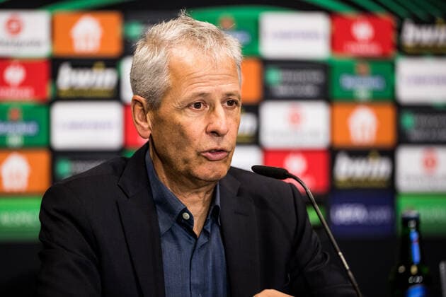 UEFA Europa Conference League, 1. FC Koeln - OGC Nizza; 03.11.2022 Lucien Favre (Trainer OGC Nizza) in der Pressekonferenz UEFA Europa Conference League, 1. FC Koeln - OGC Nizza, Koeln, Rheinenergiestadion Copyright: xBEAUTIFULxSPORTS Wunderlx