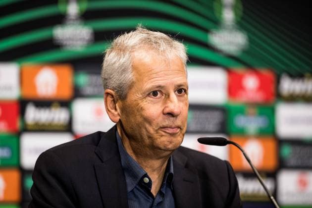 UEFA Europa Conference League, 1. FC Koeln - OGC Nizza; 03.11.2022 Lucien Favre (Trainer OGC Nizza) in der Pressekonferenz UEFA Europa Conference League, 1. FC Koeln - OGC Nizza, Koeln, Rheinenergiestadion Copyright: xBEAUTIFULxSPORTS Wunderlx